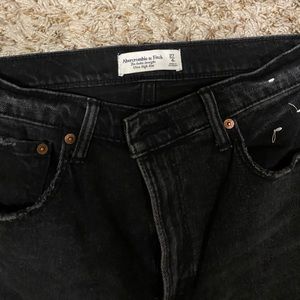 Abercrombie Ankle straight Ultra High Rise jean
